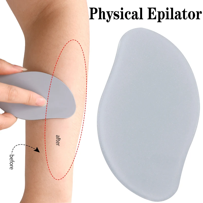 

Physical Hair Removal Crystal Epilator Painless Safe Epilator Easy Clean Body Beauty Reusable Glass Hair Remover for Men Women