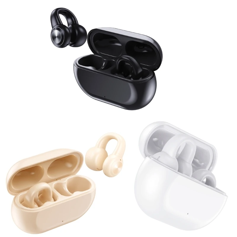 

Original Bone Conduction Headsets Open Ear Clip Wireless Headphones with Mic Sports Earphones for phone Dropship