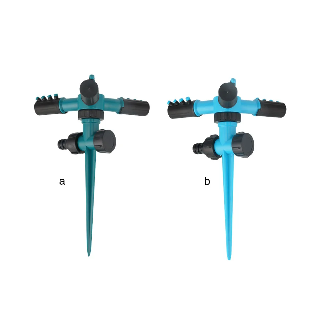

Garden Water Sprinkler Adjustable Nozzle 60L-120L/H Spike Watering Irrigation 80PSI Flower Sprayer Green Black