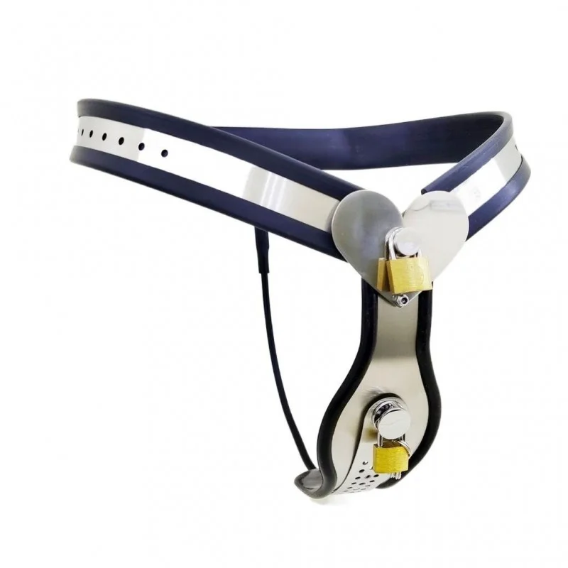 Женские брюки с поясом верности и анальной вагины невидимый ремешок из