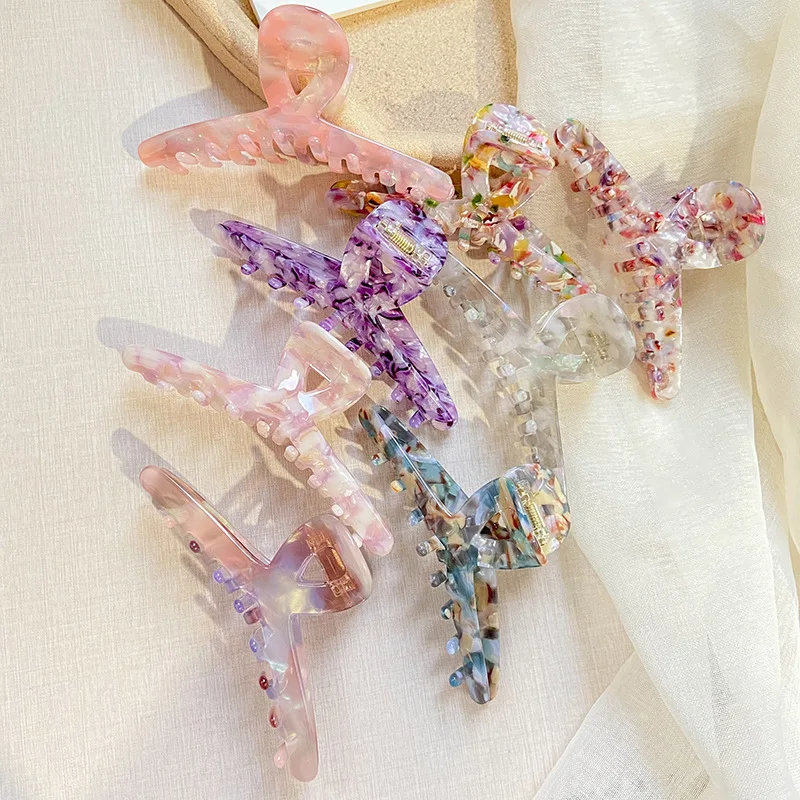 

New Fashion Large Hair Claw Clips for Woman, Large Shark Clips,Strong Hold jaw clip WLHW146