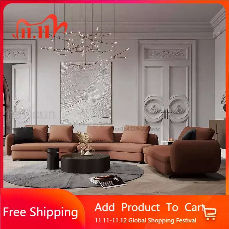 

Light Luxury Room Custom Matte New Board Round Coffee Desk Low Table Combination Home Minimalist Designer Sofa Side Table