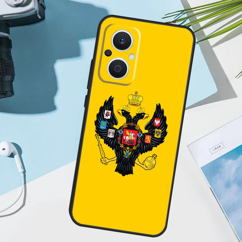 Чехол для телефона с изображением герба оружия России OPPO Reno 5Z 4Z 2Z 8T 3 4 5 6 7 8 Lite Find X5 X2