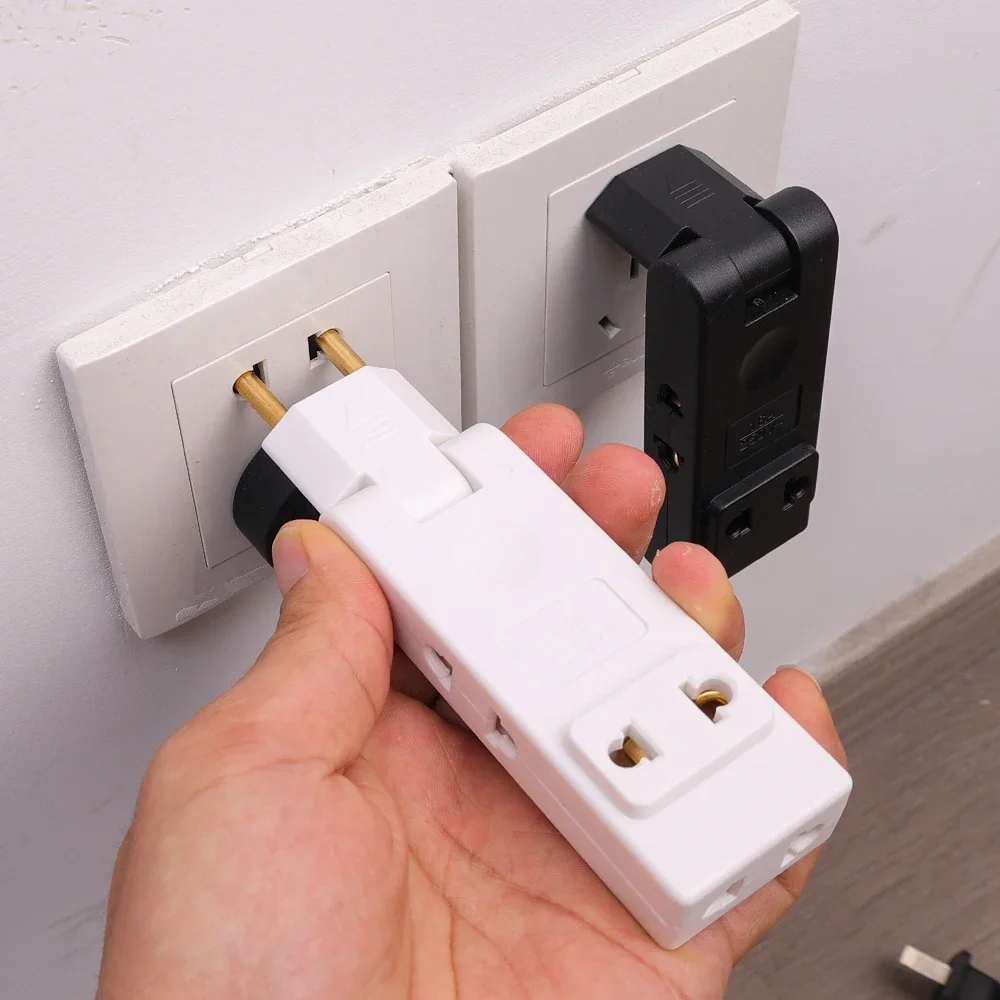 4 в 1 ЕС электрическая розетка 2500 Вт Мексика Канада вращающийся переходник