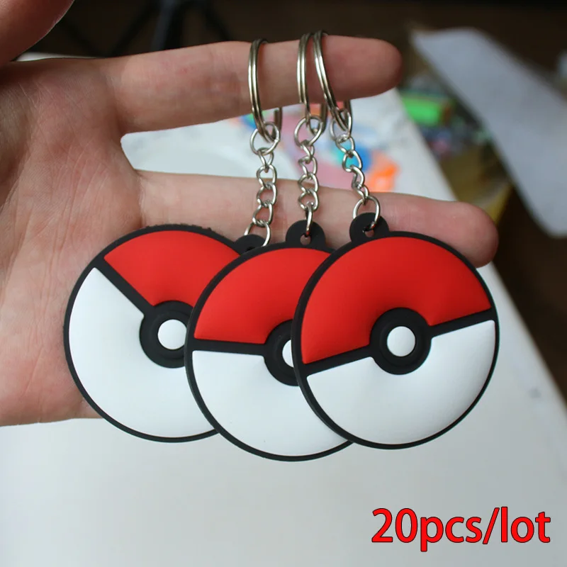 Брелок с покемоном из ПВХ в виде покемона 20 шт. брелки брелок для ключей женский