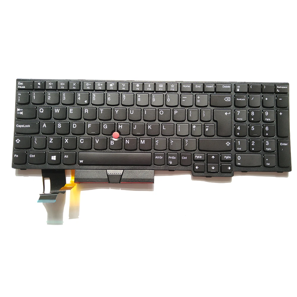 Фото Новая английская клавиатура с подсветкой для ноутбуков Lenovo ThinkPad E580, E585, E590, T590, P53S, L580, L590, P52, P72, P53, P73 (номер детали 01YP708) №4