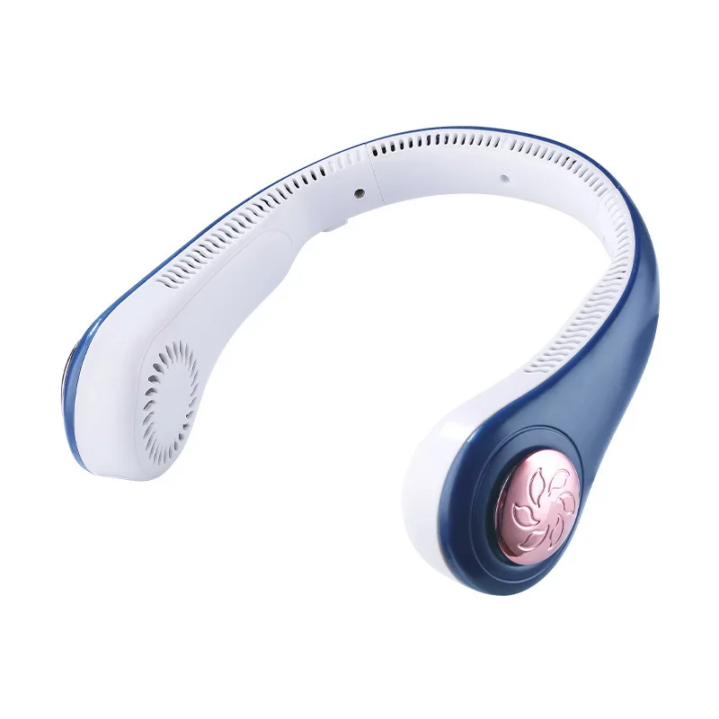 

Portable Neck Fan Electric Wireless Fan Rechargeable USB Mini Fan Bladeless Mute Fans Hanging Neck Cooler for Outdoor Sports New