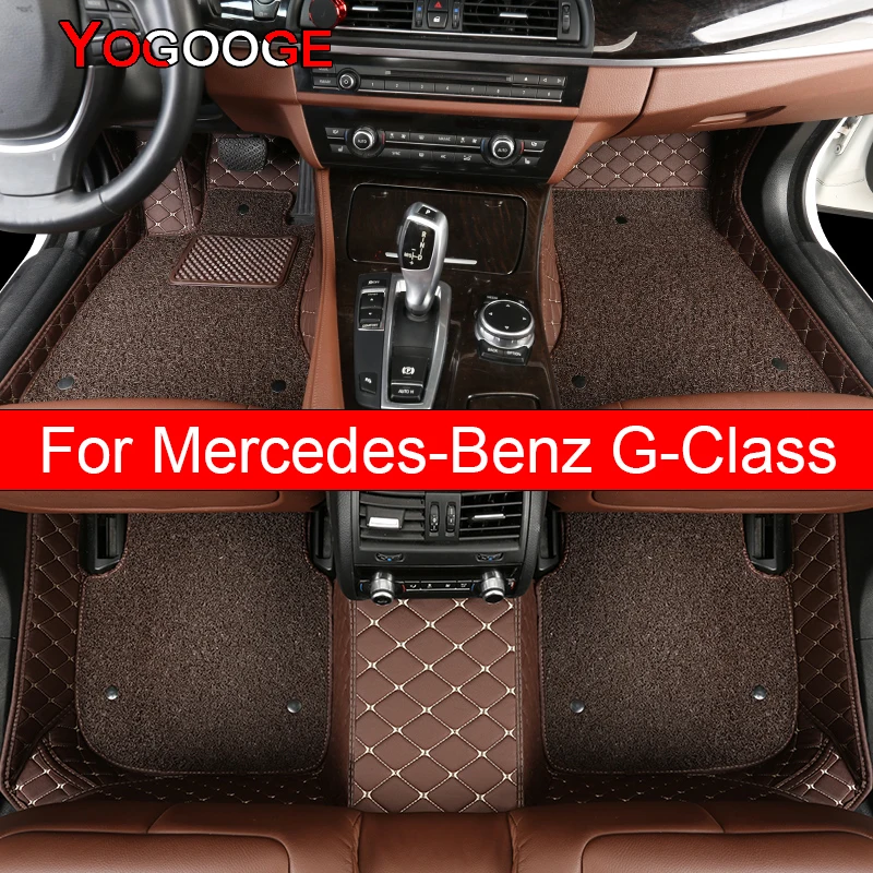

Автомобильные коврики YOGOOGE, коврики для Mercedes-Benz G-Class W461 W463 G300 G320 G350 G500 G550, аксессуары для автомобиля