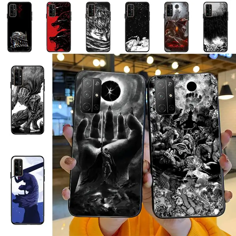 

Hot Anime Berserker Phone Case for Huawei Honor 10 i 8X C 5A 20 9 10 30 lite pro Voew 10 20 V30