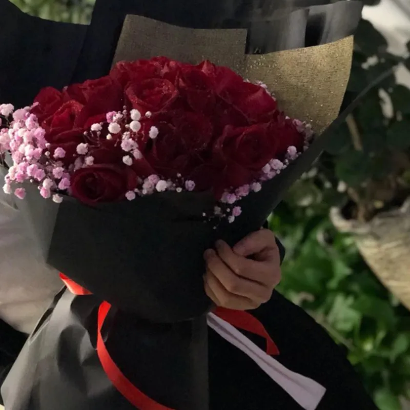 Красная Крафтовая оберточная бумага 30 х300 см рулон бумаги для творчества и