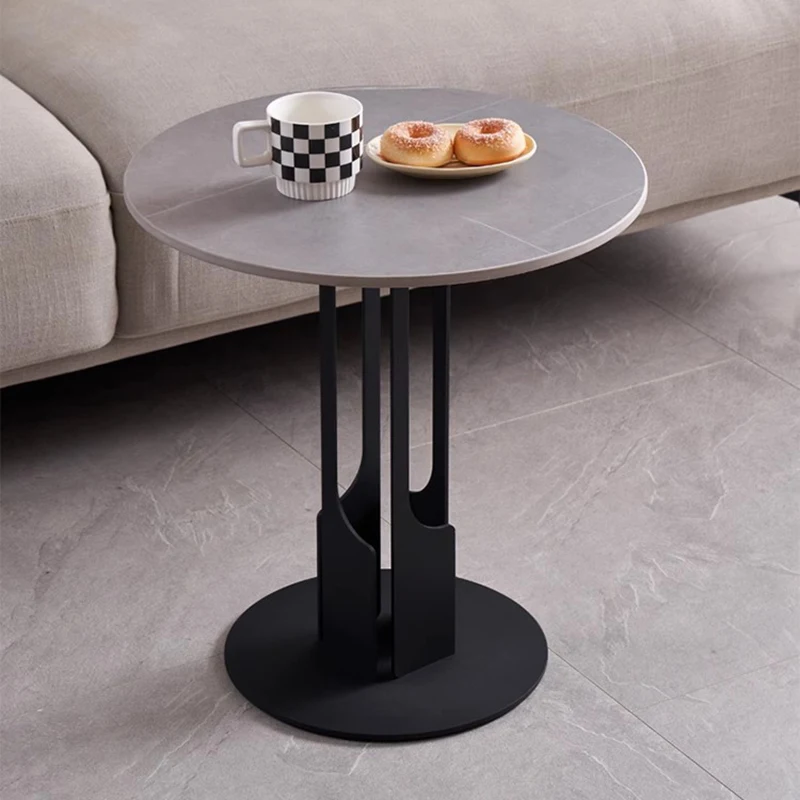 

Luxury Coffee Cabinet Living Room Mini Modern Italian Bedroom Mobile Coffee Table Round Balcon Mueble Salon House Furniture