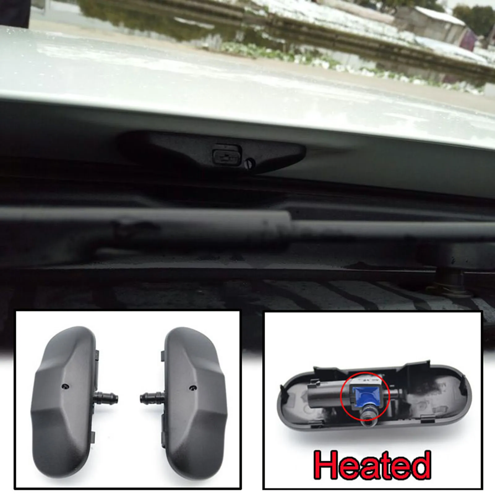 

Xukey X2 Форсунки омывателя переднего стекла автомобиля с подогревом для Audi TT A1 8X A4 B8 Q3 Q5 Q7 4L Комплект переднего стекла 2014 2013 2012 2011