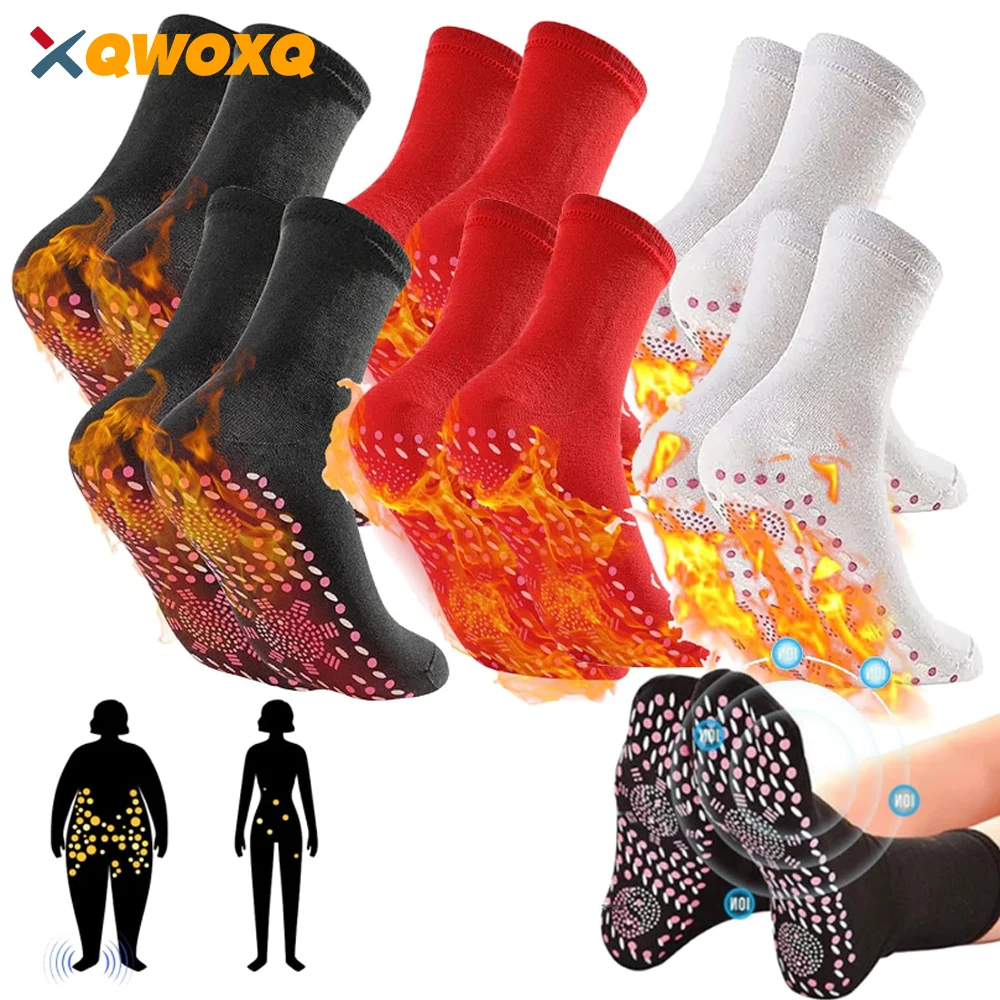 

1 пара, турмалиновые носки для похудения, носки для похудения, термотерапевтические носки, Самонагревающиеся Носки, для мужчин и женщин, для похудения