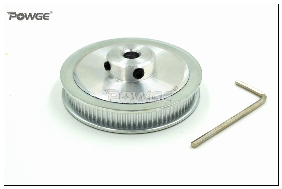 POWGE 5 шт. 85 зубьев 2GT диаметр шкива ГРМ = мм ширина подходит 6 ремень GT2 3D-принтер 85-2GT-6