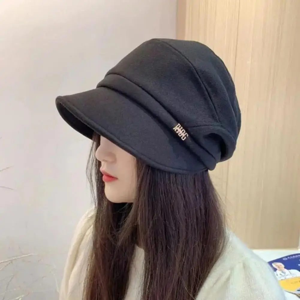 

Women Fashion Dome Hat Stylish Women's Corduroy Newsboy Beret Hat Versatile Winter Fashion Accessory for Comfortable Casual