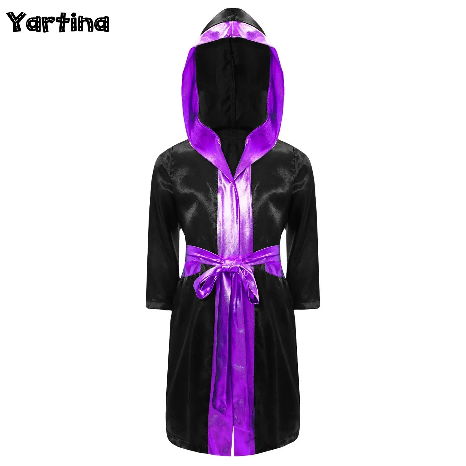 Детский костюм для мальчиков с капюшоном боксерских соревнований косплея на