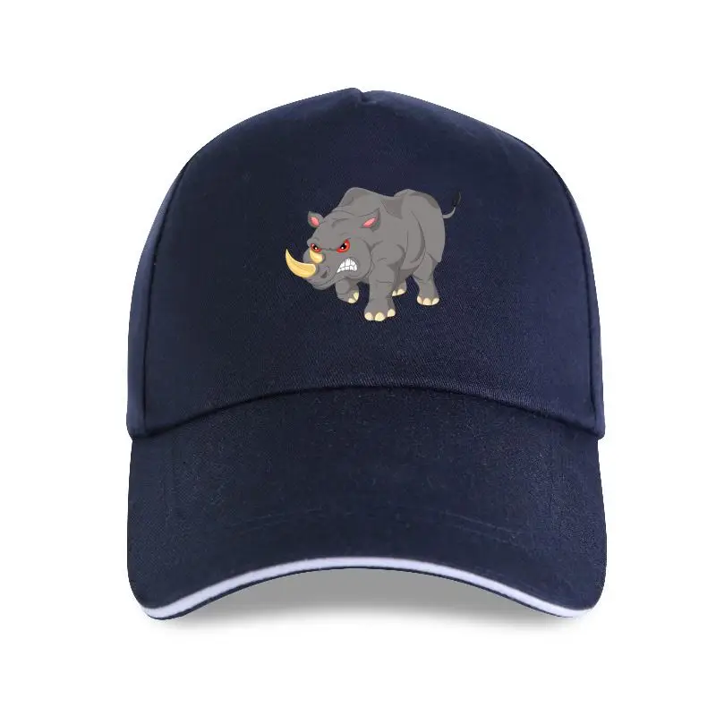 

Angry Rhino Cartoon Print Baseball cap Sizes & Colors Fashion Classic