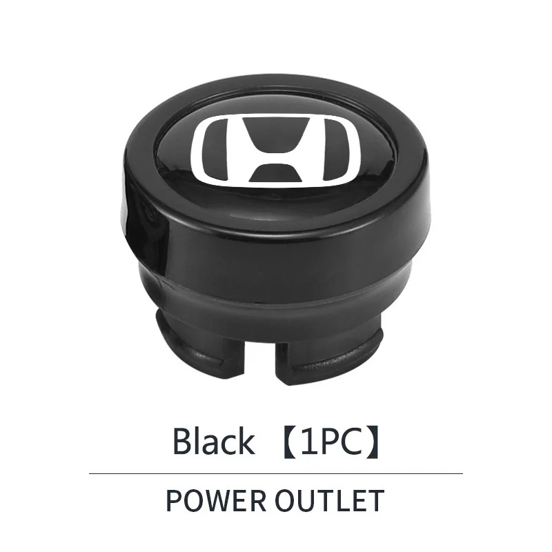 Fashion Car Cigarette Lighter Cover Button Protector Case Dust Cap For Honda Mugen Power Civic Accords CRV Hrv Jazz CBR VTEC VFR