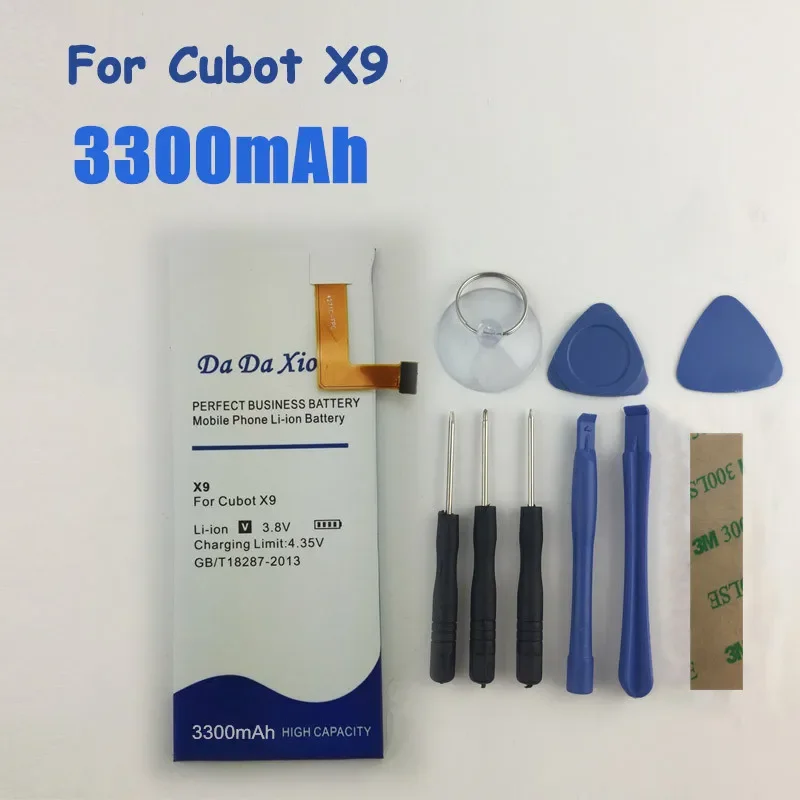 Высококачественный аккумулятор 3300 мАч X9 для CUBOT