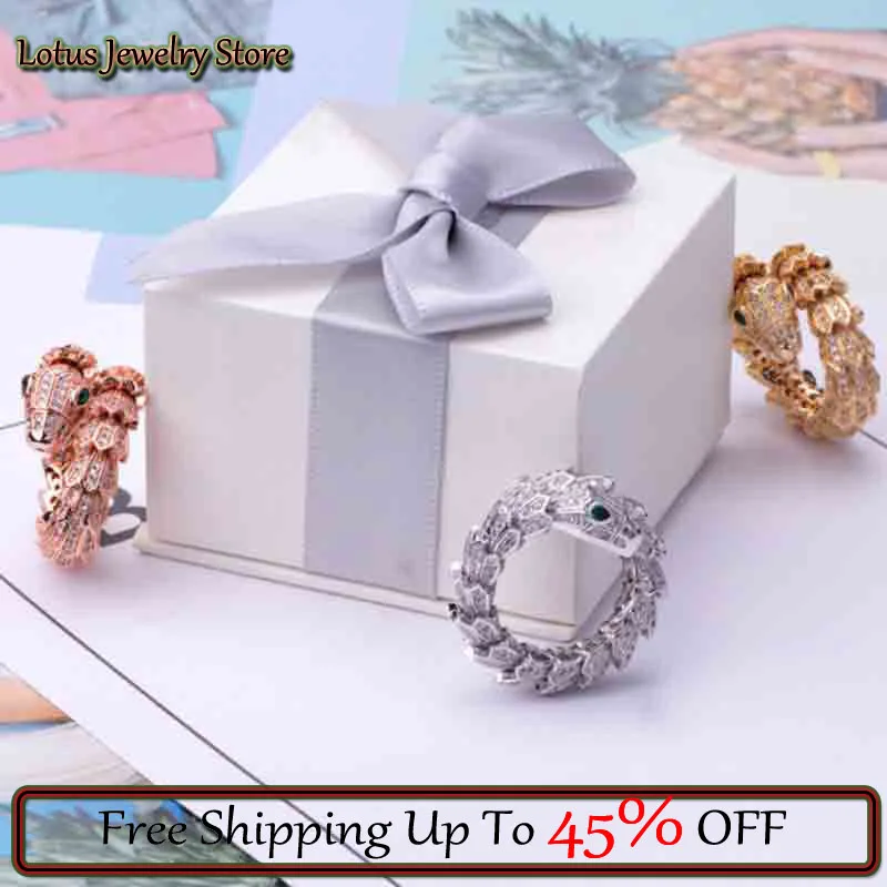 

Высококачественное регулируемое кольцо в форме змеи, модное кольцо для пары для женщин, подарок на день рождения, ювелирные изделия для сва...
