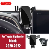 car phone holder for toyota highlander kluger xu70 2009 2022 gravity mount navigation bracket car styling interior accessories