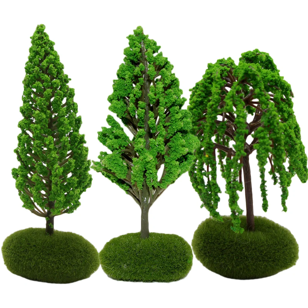

3 шт., декоративные мини-модели деревьев в виде пейзажа