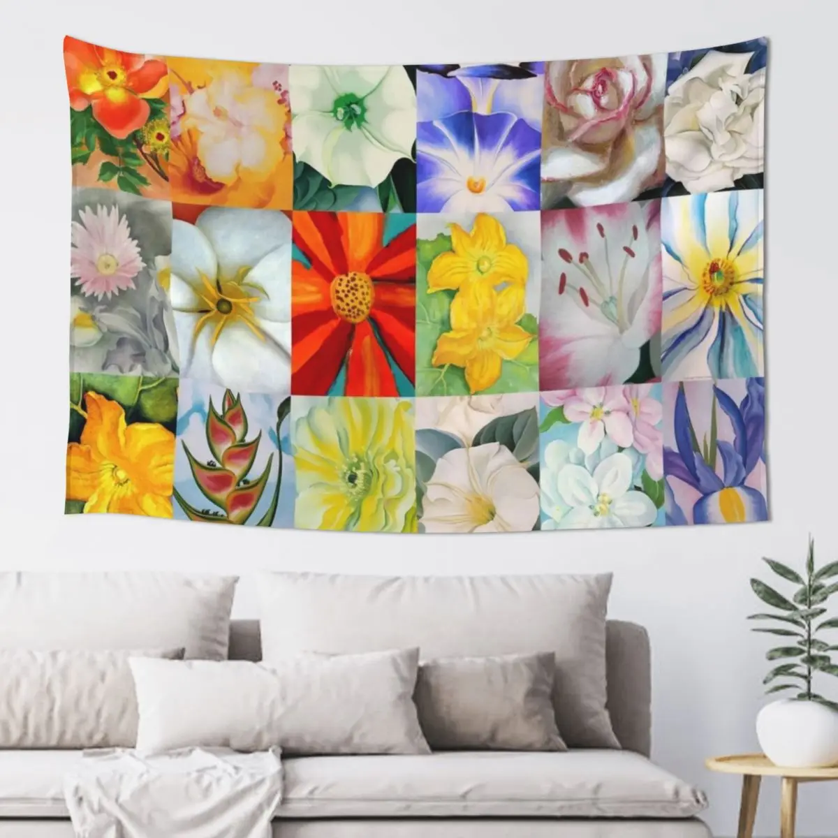 Гобелен с цветами Джорджии О'Кофе