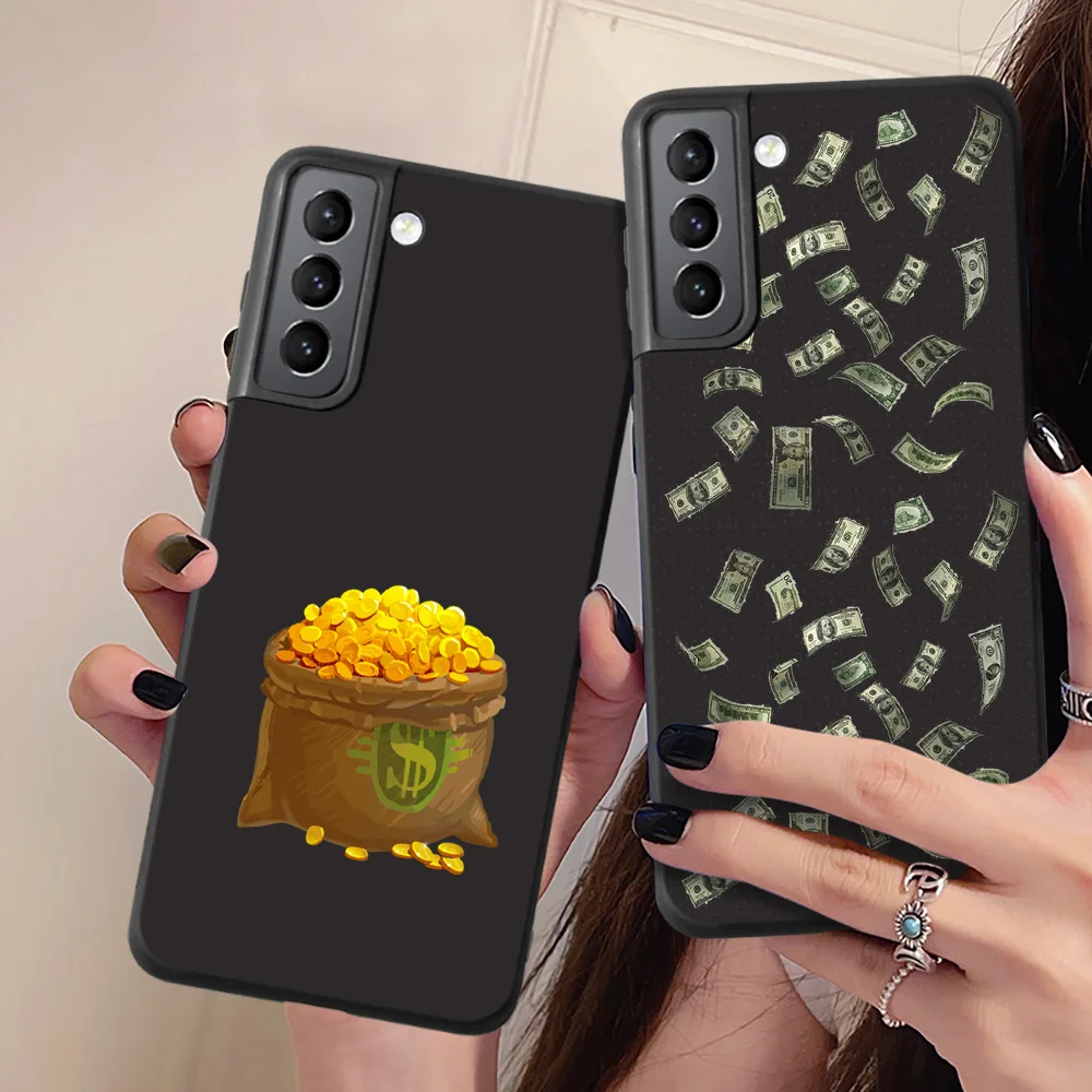 

Phone Case for Samsung Galaxy Note 20 10Lite 9 8 S8 S22 S20 S10 Plus S7 Edge S10e S20FE S21 S22Ultra S9 Illustration Money Cover