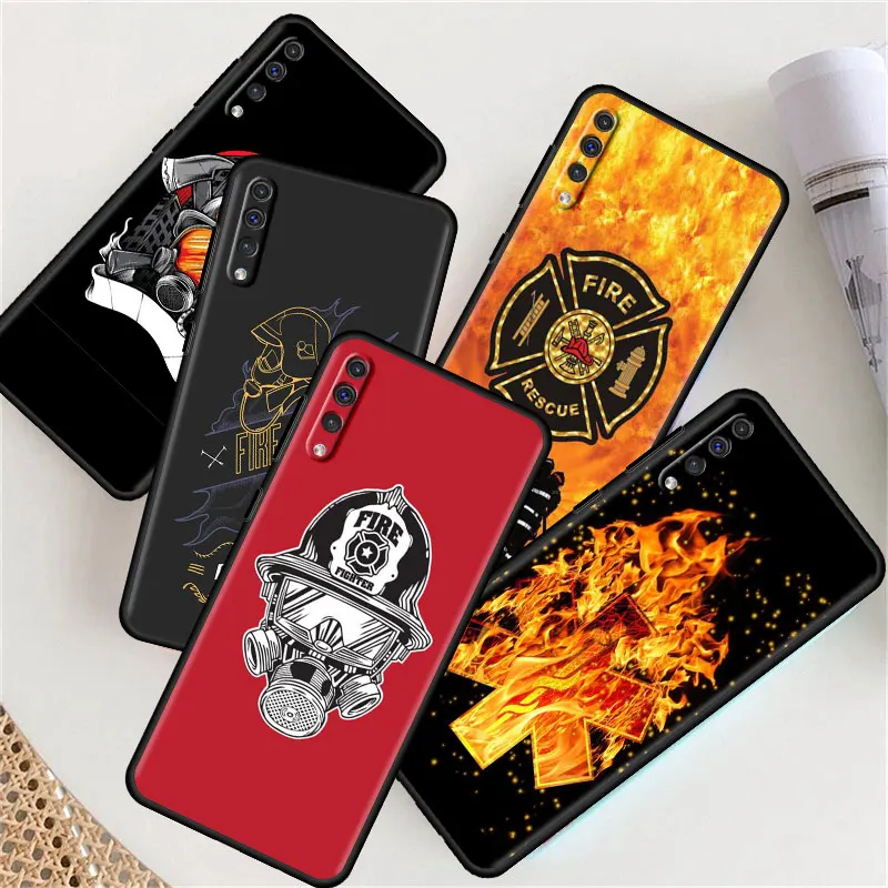 

Cover Case for Samsung Galaxy A10 A10e A10s A20 A20e A20s A30 A30s A40 A50 A70 A90 5G Cell Soft Firefighter Heroes Fireman