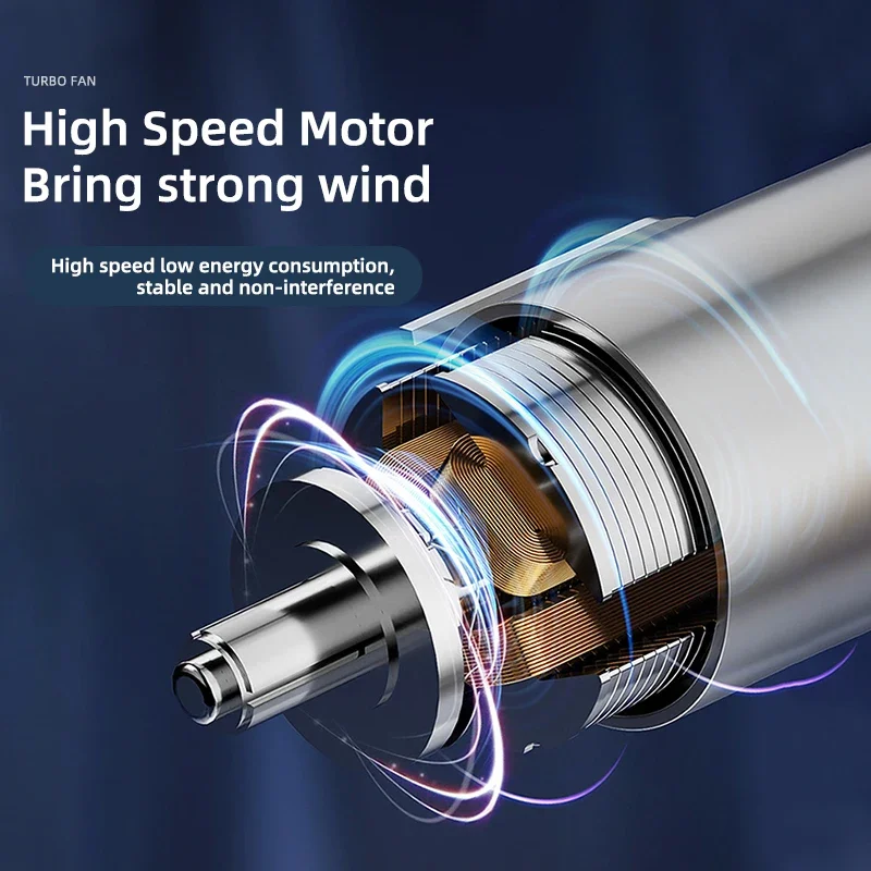 Мини-портативный Ручной Тихий Вентилятор Электрический Настольный Беспроводной