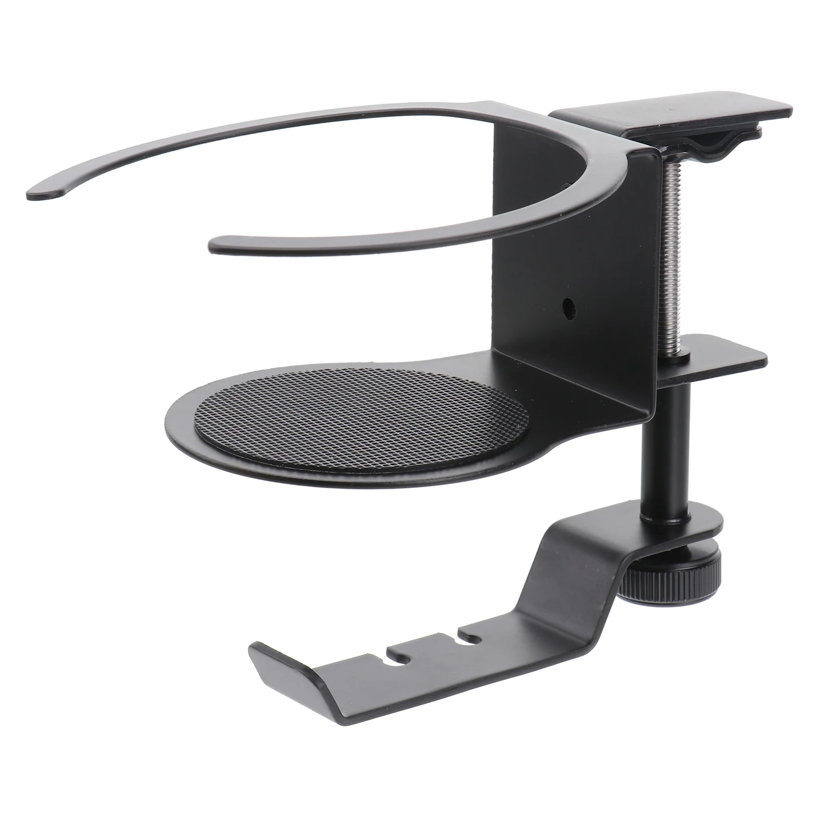 

1 PC Aluminum Alloy Adjustable Headset Screw Clip Headphone Stand for Frame Mounted Desk