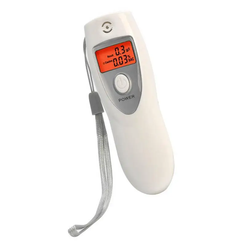 

Алкотестер Тестер дыхания 0,00-0,19 Bac с аккумуляторным тестером с ЖК-дисплеем с подсветкой и бесконтактным тестированием