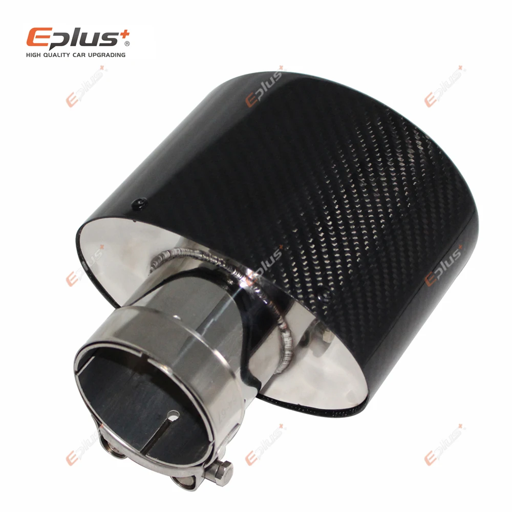 Универсальные глянцевые автомобильные глушители из углеродного волокна