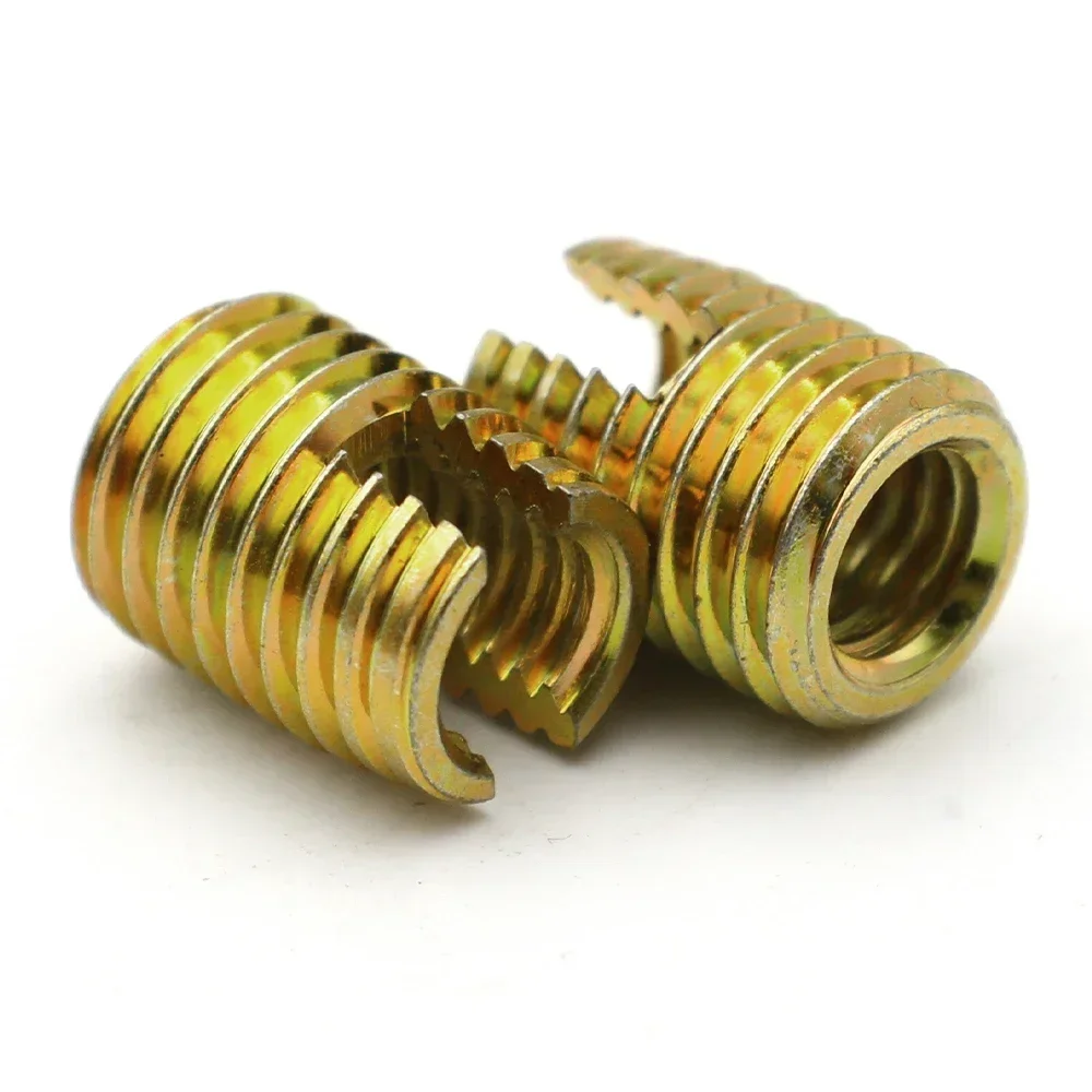 

2-20 шт. M2 M2.5 M3 M4 M5 M6 M8 M10 M12 M14 M16 Нержавеющая сталь Углеродистая сталь Металлическая резьба Ремонтная вставка Саморезная шлицевая гайка