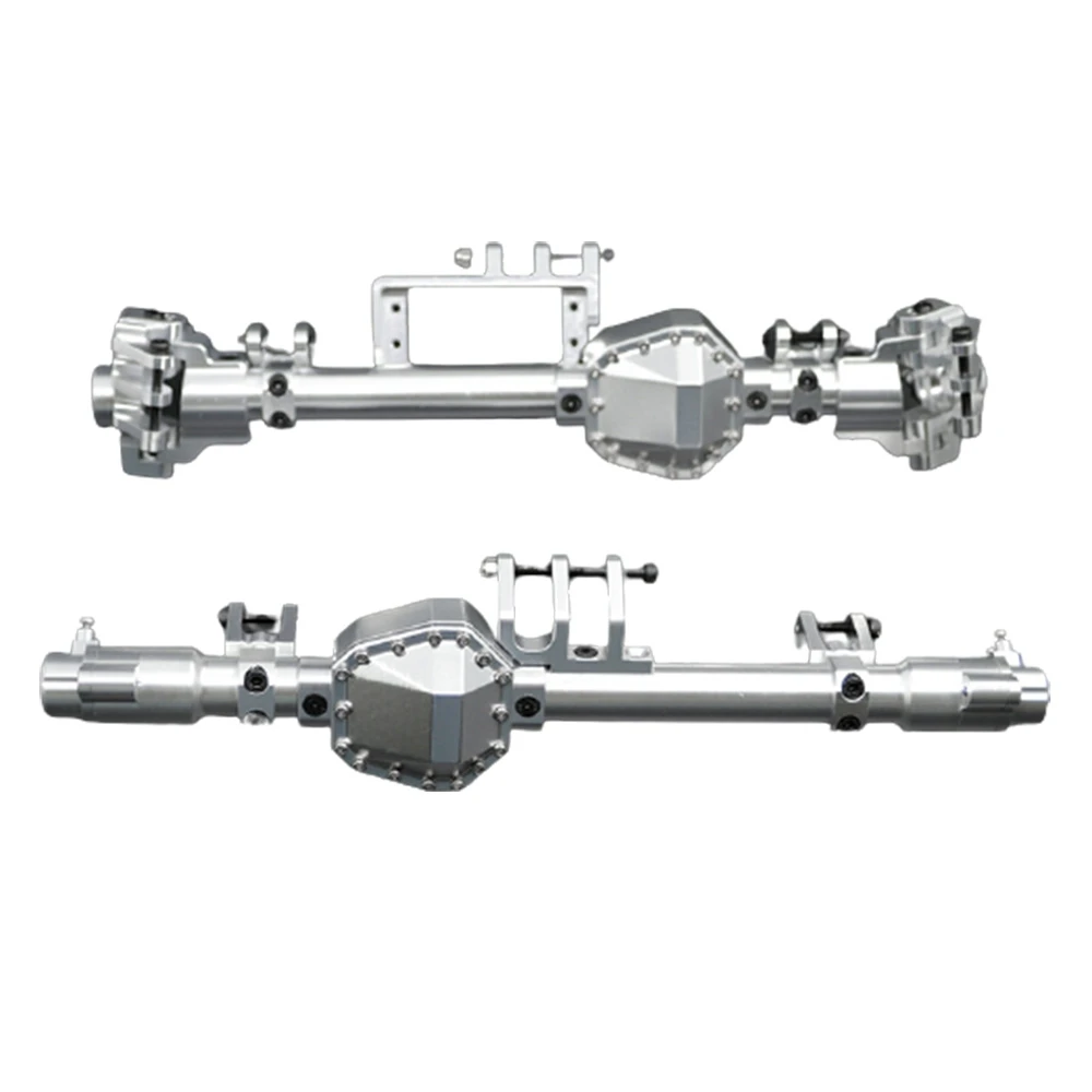 

2Pcs Metal Front and Rear Axle Housing Bridge Shell for Axial RBX10 Ryft 1/10 RC Crawler Car Upgrade Parts Accessories,2