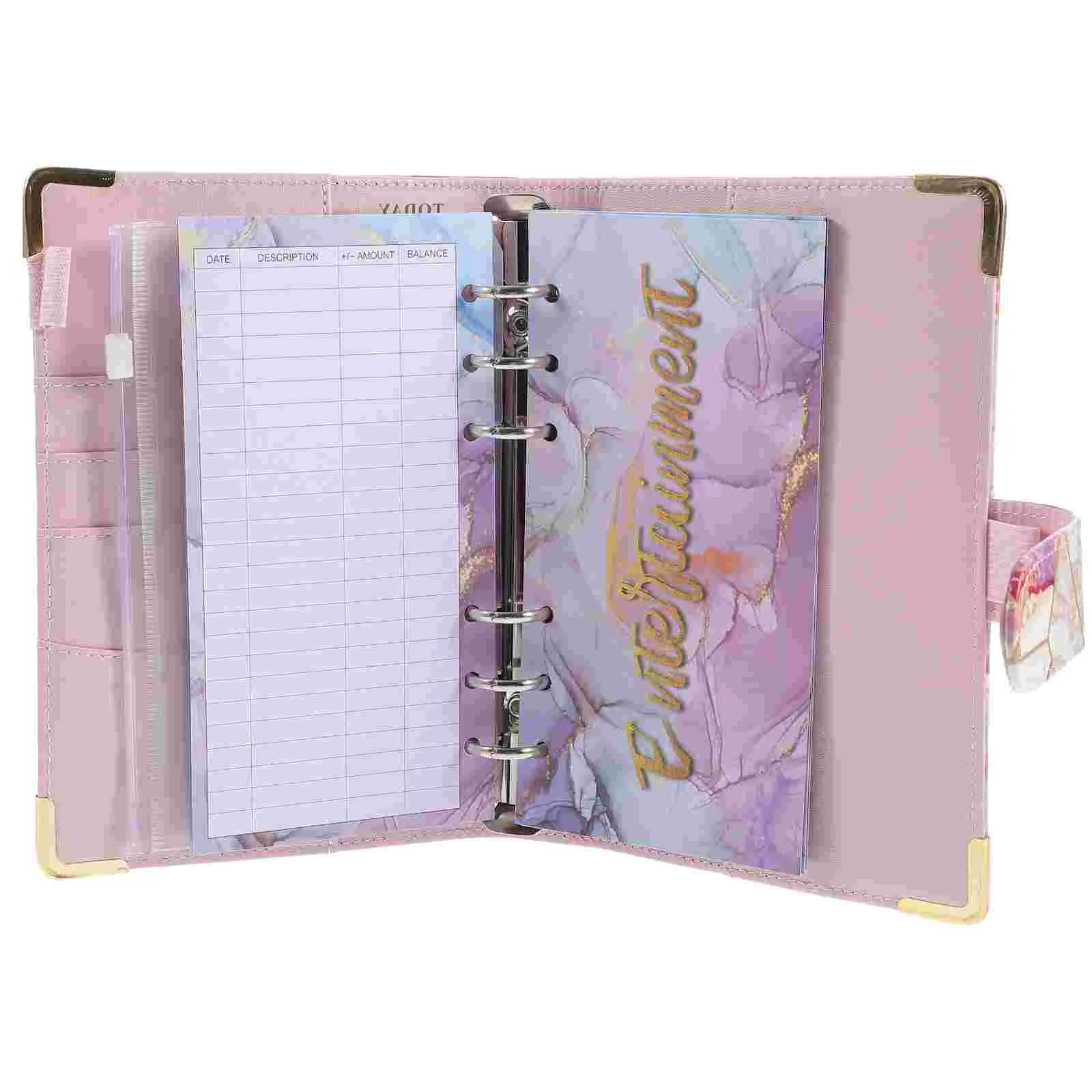 

Manual Budget Sheetss Pocket Sized Notebook Money Planner Imitation Account Supplies Notepad