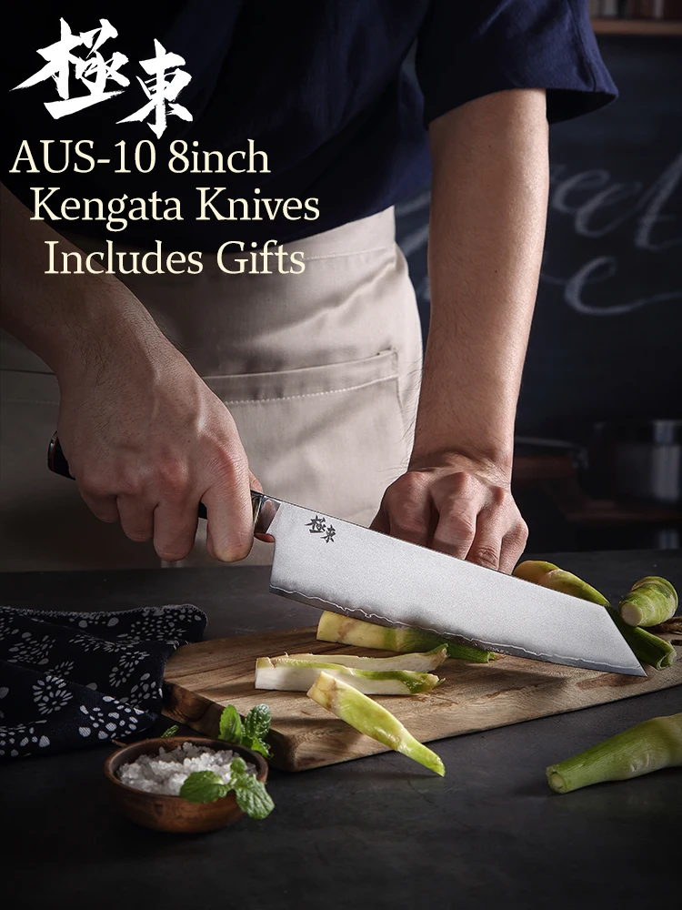 Японский нож из композитной стали AUS-10 ковающий шеф-повара Gyuto ножи для филеринга