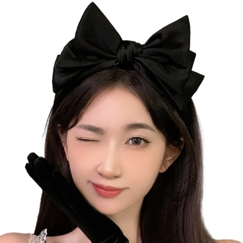 

Cloth Headband for Woman with Oversized Bowknot Delicate Headbands Headbands Sweet Hairbands Yoga Supplies