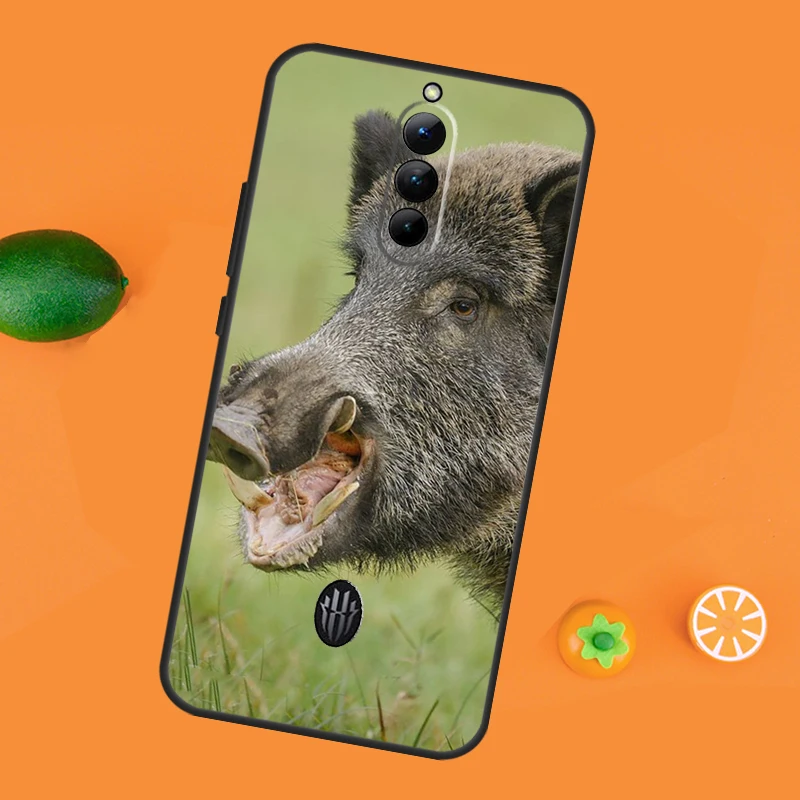 Чехол с рисунком дикого кабана для ZTE Nubia Red Magic 9 Pro 8 8S Plus 6 7 6S 7S 6R