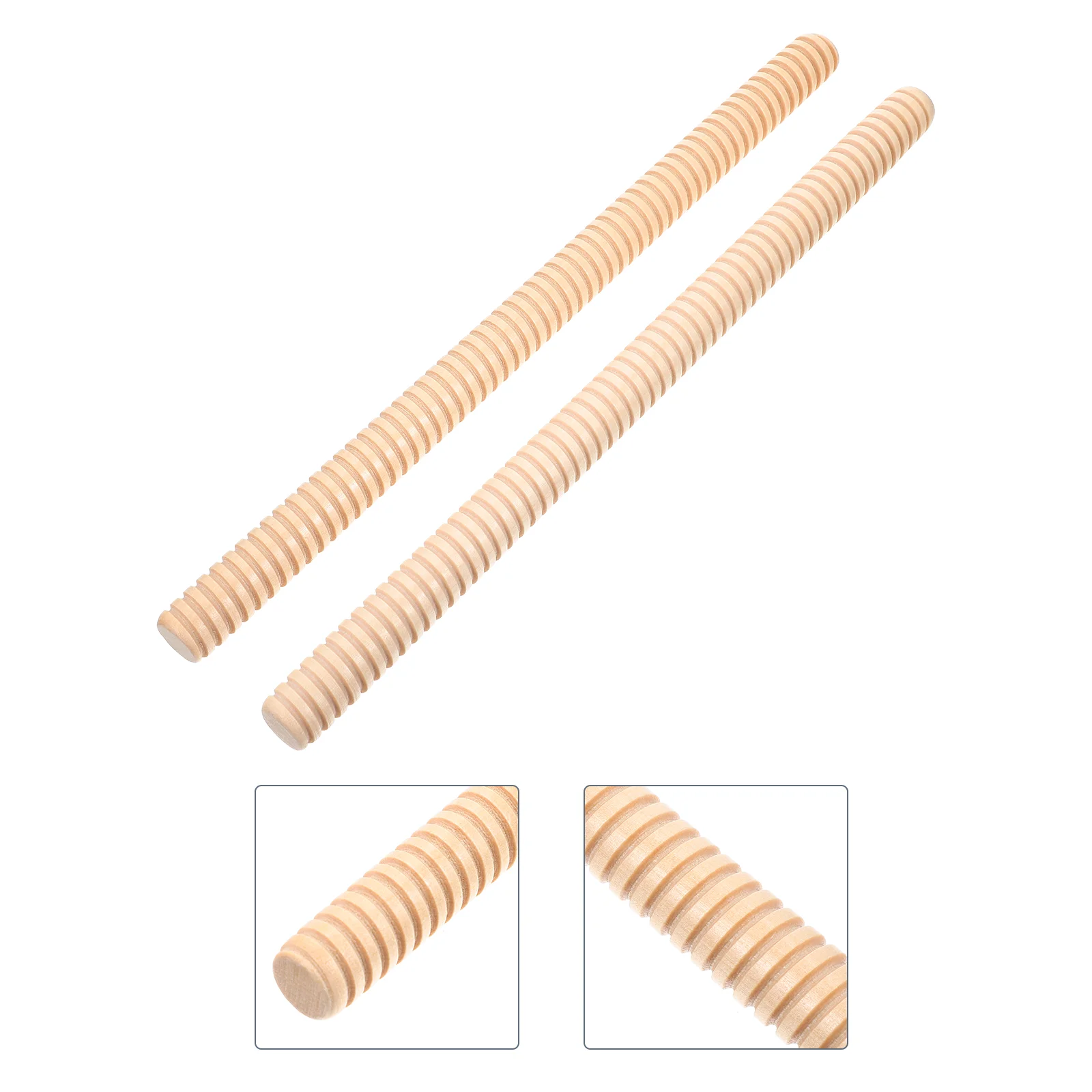 

2pcs Educational Tools Orff Percussion Instrument Sticks Lightweight Well-made Musical Sticks for Children