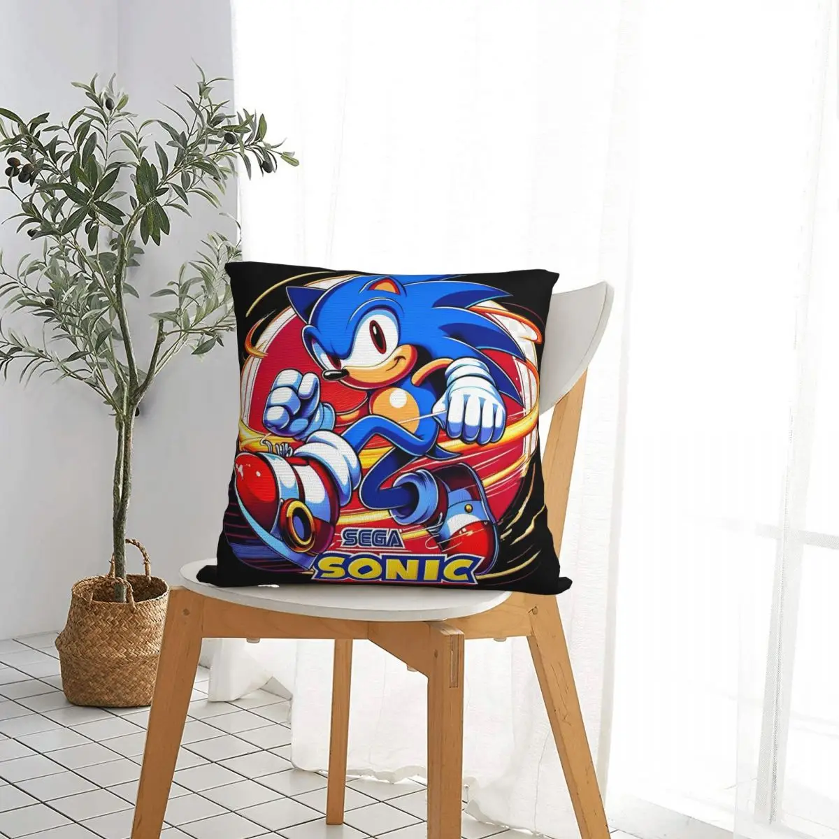 S-Sonics The H-Hedgehogs наволочка полиэстер декоративная кровать квадратная 40*40 см