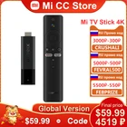 Глобальная версия Xiaomi TV Stick 4K Android 11 Портативный ТВ-ключ 2 Гб RAM 8 Гб ROM BT5.0 DTS с объемным звуком
