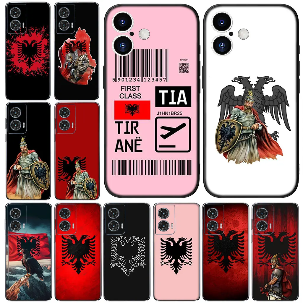 Фото Чехол с флагом Албании и альбомов для Samsung Galaxy A07 A17 j7 J5 J6 J2 Prime J8 A02 A03 A23 A70 A71 A72 A73 M06 M16 M56 №3