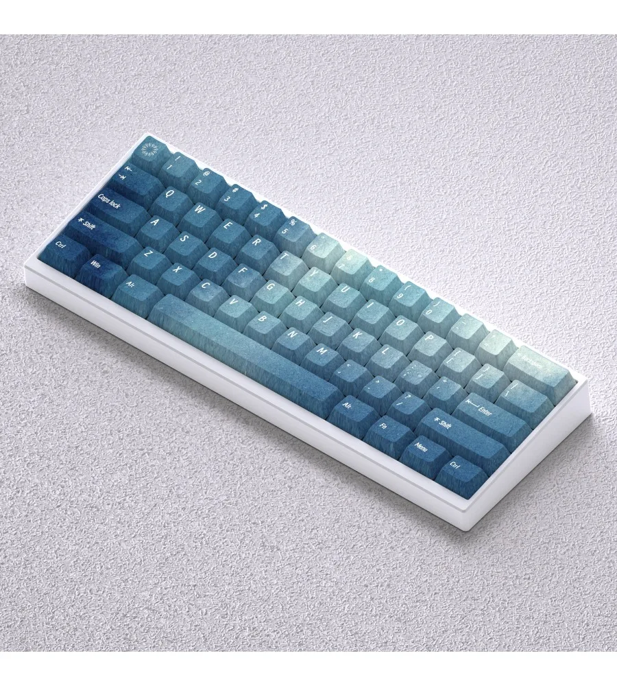 Фото Кейкапы из PBT-материала оригинальной высоты, подходят для клавиатур 60, 65, 68, ATK68, MADE68, Aurora. №1