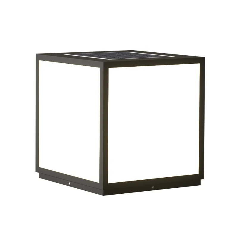 Простая светодиодсветильник лампа на солнечной батарее