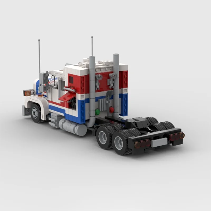 Фото 752 шт. MOC City Champions MT Highway Rig UCS Полумодель Строительные Блоки Игрушка Сборка Рождественский Подарок DIY Креативный Кирпич Дети №2