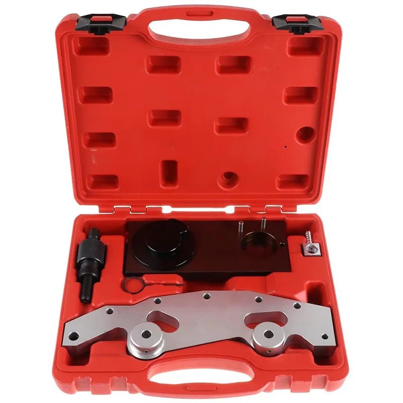 Double Vanos Twin Camshaft Alignment Timing Locking Tool Kit Chain Tensioner Lock Pin Sprocket Fit for BMW M52TU M54 M56