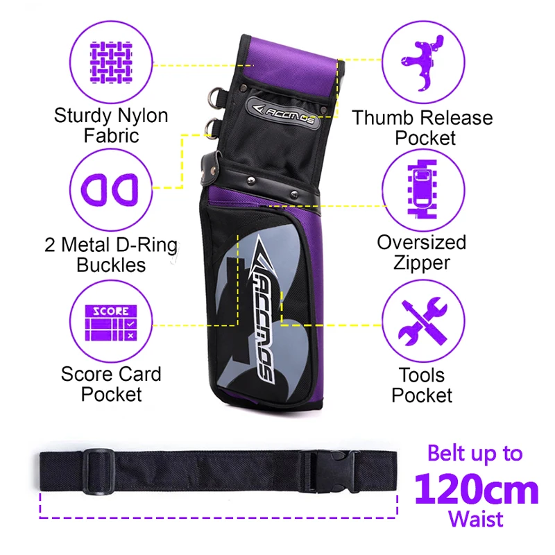 1 шт. регулируемый ремень-держатель для стрел рекурсивного и композитного лука