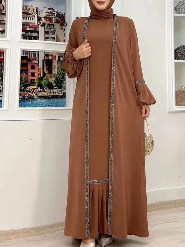 2-Piece Eid Abaya Dress Set 6
