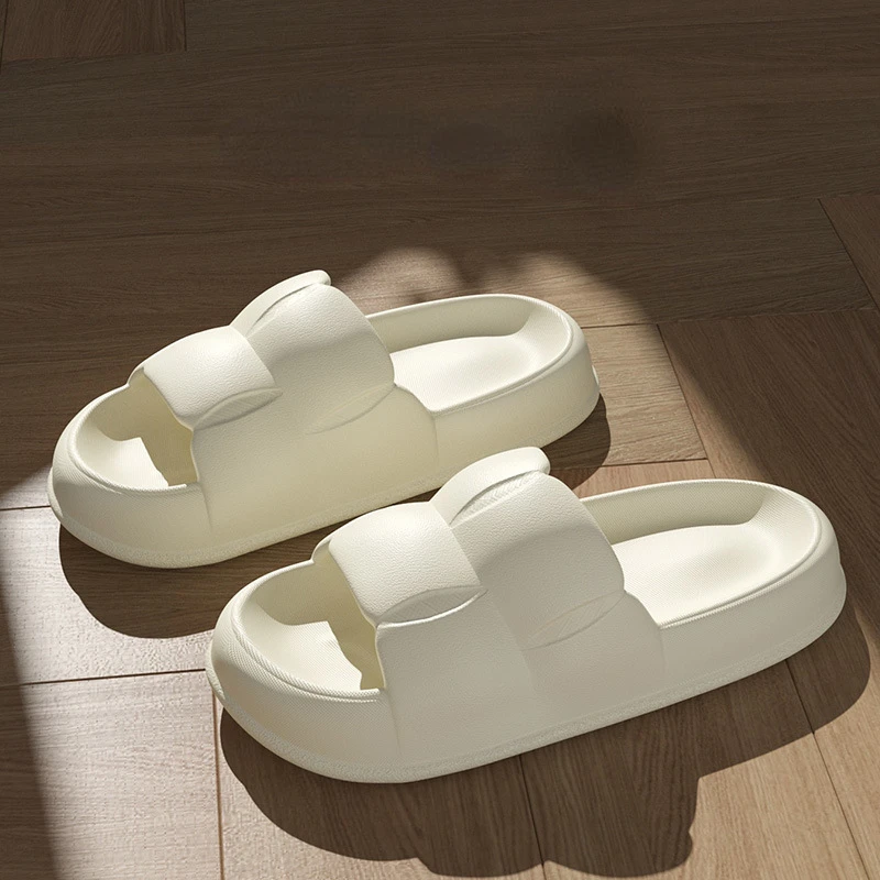 Home Slippers Cloud Woman Summer Beach Slides Indoor Soft Sole Non Slip Eva Sandals Men Male Funny Flip Flops 2023 New Trend